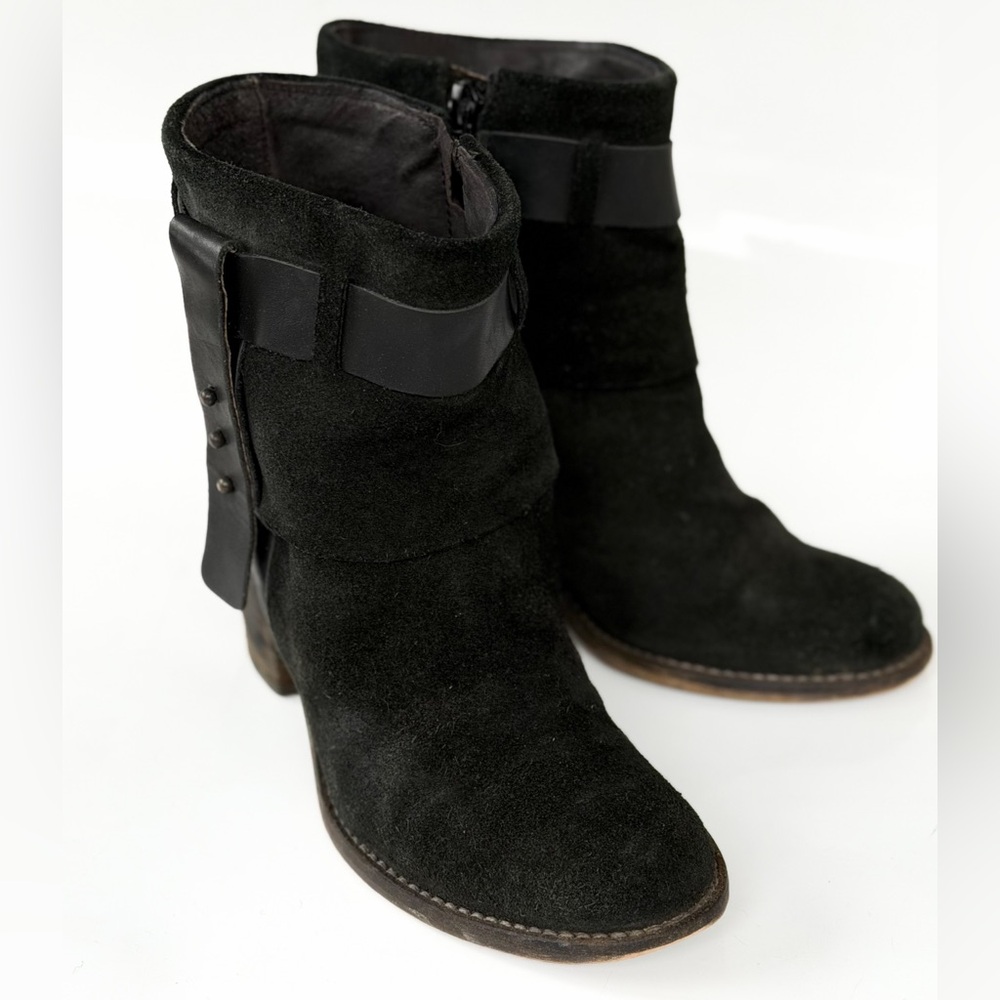 Black Suede Ankle Boots